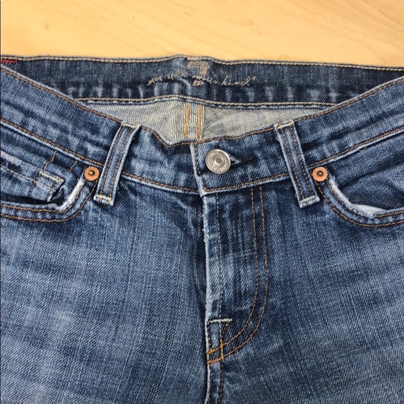 7 For All Mankind Crystal Embellished Jeans - Picture 2 of 5